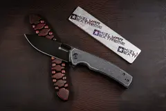 Нож SENCUT Vesperon сталь 9Cr18MoV рукоять Black Canvas Micarta