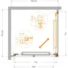 Cezares LUX-A-FS-1-80-C-CR Душевой уголок