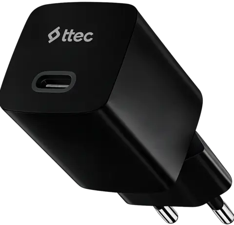 Зарядное устройство TTEC SmartCharger GAN 30W PD USB-C Travel Fast Charger, черный