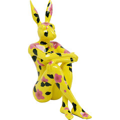 Фигура декоративная Gangster Rabbit «Кролик-гангстер» 80 см, Жёлтый