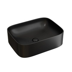 Ceramica Nova Element CN6052MB Умывальник чаша накладная прямоугольная, 50.5x38, цвет: чёрный матовый фото