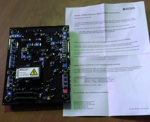 Плата AVR MX321-2 E000-232 Newage AVKSEG UK / AVR АРТ: 594-158