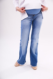 Джинсы для беременных (BOOT CUT) 08408 синий