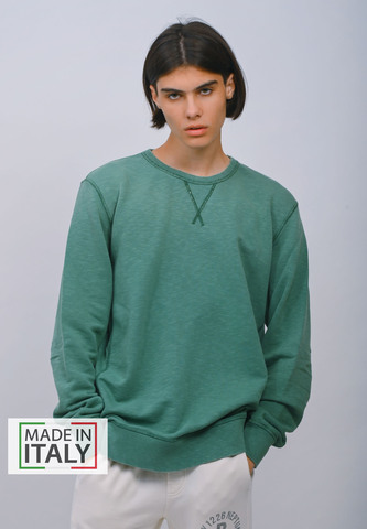 Свитшот Bowery NYC French Terry однотонный Jade Green