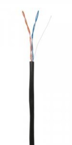 Кабель NETLAN U/UTP 2pair, Cat5, Out, PE (EC-UU002-5-PE-BK) (305м.)