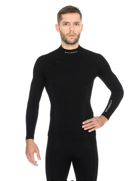 Термобелье Brubeck Wool Merino рубашка мужская черная - 11