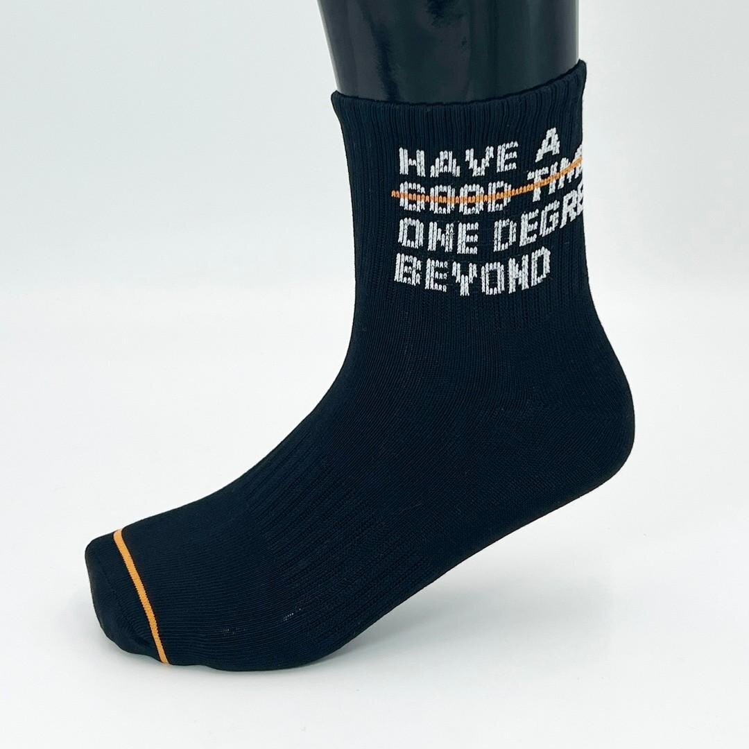 Мужские средние носки 361° Socks черные
