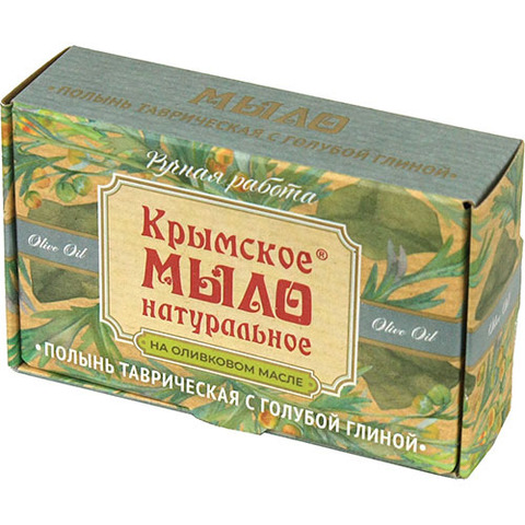 Мыло натуральное Полынь таврическая с голубой глиной