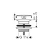 Hansgrohe 50001800 Сливной вентиль BSO