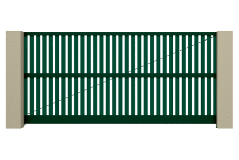 Откатные ворота Alutech Prestige 4500х2085 (шхв)