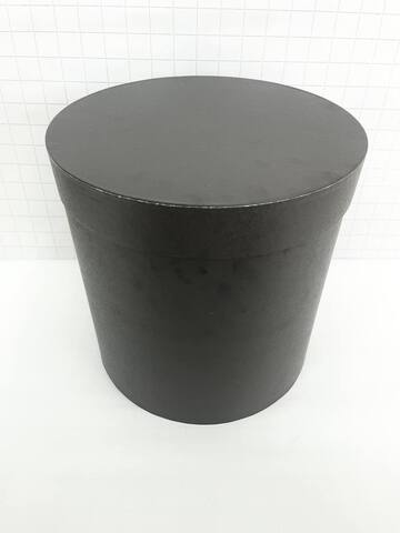 Цилиндр одиночный, 25*25 см, Черный, 1 шт.