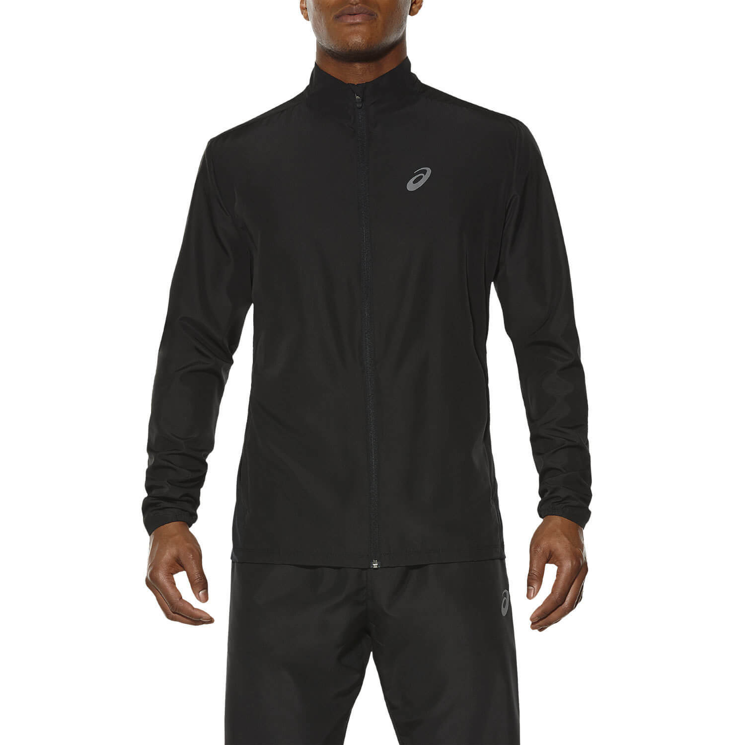 ASICS RUNNING JACKET мужская ветровка черная