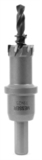 ТСТ коронка MESSER 19X25 с центрирующим сверлом и толкающей пружиной