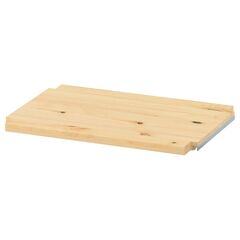 Полка для стеллажа Ивар 42x30 см из массива сосны, без отделки
