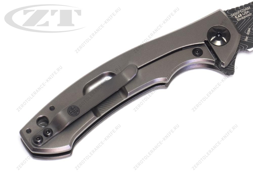 Нож Zero Tolerance 0450FCDAM Sinkevich - фотография 