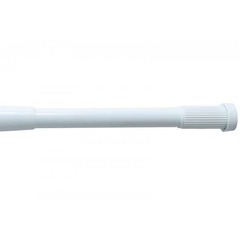 Карниз для ванной раздвижной 140-260 см, алюминий-белый FX-51-013