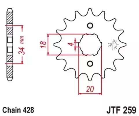 Звезда ведущая JTF259 16
