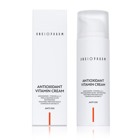 Антиоксидантный крем с витаминами А, Е, С ANGIOPHARM Antioxidant Vitamin Cream 50мл
