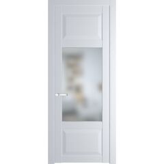 Межкомнатная дверь эмаль Profil Doors 1.3.3PD вайт остеклённая