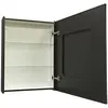 Art&Max AM-TEC-600-800-1D-DS-F-NERO Зеркало-шкаф с подсветкой