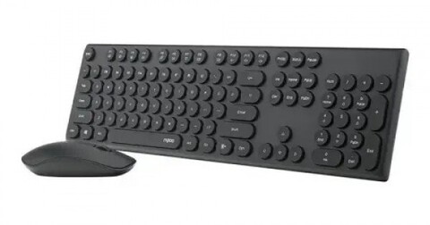 Клавиатура Все Комплект Клавиатура + Мышь Rapoo X260S, Беспроводная 2.4G, 1300DPI, Нано-ресивер, Кол-во стандартных клавиш 104, Рус/Англ/Каз, Пластик - купить в компании MAKtorg