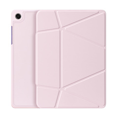 Чехол книжка розового цвета от Dux Ducis для планшета Samsung Galaxy Tab A9 Plus и Tab 11 Plus, серия Vers Series Case, с магнитным держателем Pencil