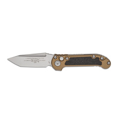 Фото Автоматический нож Microtech LUDT Gen III 1136-10TA, сталь M390MK, рукоять алюминий, бежевый