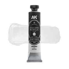 Artistic Dense Acrylic - Pure White