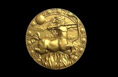 Силиконовый молд № 390 Знак зодиака Стрелец большой 6 см