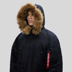Парка Alpha Industries N-3B Regular Fit Black (Черная)