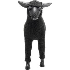 Фигура декоративная Happy Sheep Wool «Счастливая овечка в шерсти» 37 см, Чёрный