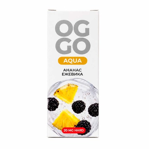 Жидкость OGGO AQUA 2% HARD Salt 30 ml - АНАНАС ЕЖЕВИКА