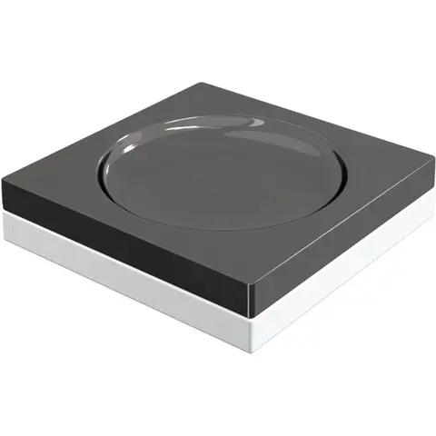 Boheme 10960-SGM Мыльница квадратная Qubic Shine Gun Metal