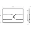 BelBagno BB-11-IN Кнопка смыва, Сатин