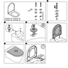 Duravit Architec 69690000 Сиденье для унитаза быстросъемное, внахлест, петли: нерж. Сталь, с микролифтом, цвет: белый