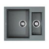 Omoikiri Sakaime 60-2-GR 4993554 Кухонная мойка Tetogranit/leningrad grey