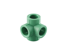 Крестовина RIIFO Alba двухплоскостная PP-R 32-32-32-32 зеленая, уп 4 шт