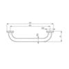 Ideal Standard Iom A9126AA Поручень для ванны