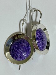 Валетта (серьги из серебра)