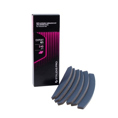 Файлы STALEKS Expert 41 полумесяц (шлифовщик на пенной основе) 240гр 10шт