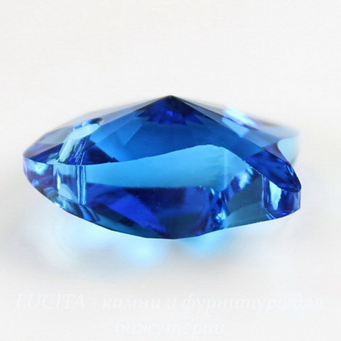 6727 Подвеска Сваровски Fish Capri Blue (18 мм) ()