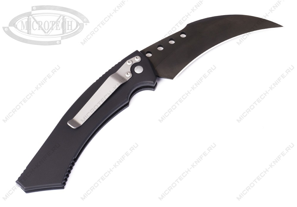 Нож Microtech Hawk Auto Black Plain