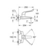 GROHE Euroeco Special 32795000 Смеситель локтевой для раковины