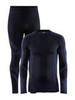 Craft Core Dry Fuseknit комплект термобелья мужской black-asphalt - 1