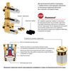 Timo Tetra-Thermo SX-0179/00SM Душевая система встраиваемая с термостатом, цвет: хром