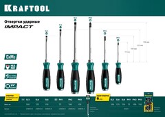 KRAFTOOL Impact SL 8, ударная отвертка (250033-8)