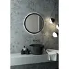 Art&Max AM-NAP-600-DS-F Зеркало с подсветкой, цвет: чёрный