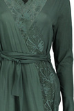 Элитный женский халат с кружевом Zimmerli