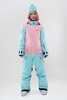 COOL ZONE Flex сноубордический комбинезон женский светло.розовый-аквамарин - 1