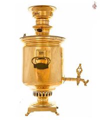 Старинный самовар с медалями 7л, артикул 02-102
